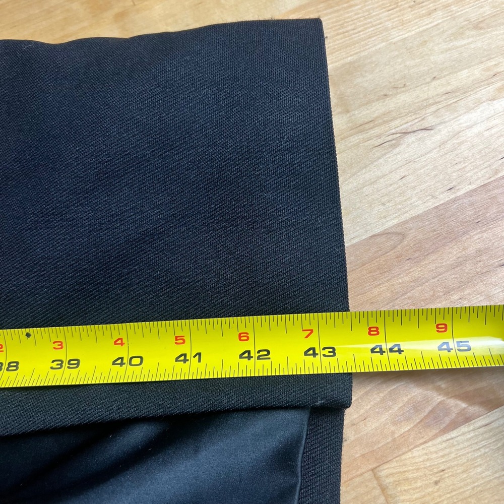 Finders Keepers Black Sleeveless Midi Sheath Dress Size XS Seams Slit Office - Picture 13 of 13